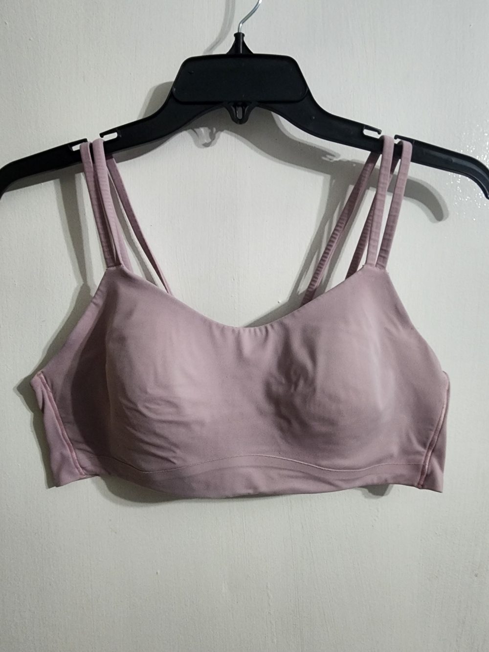 Lululemon Light Mauve Double-Strap Bra